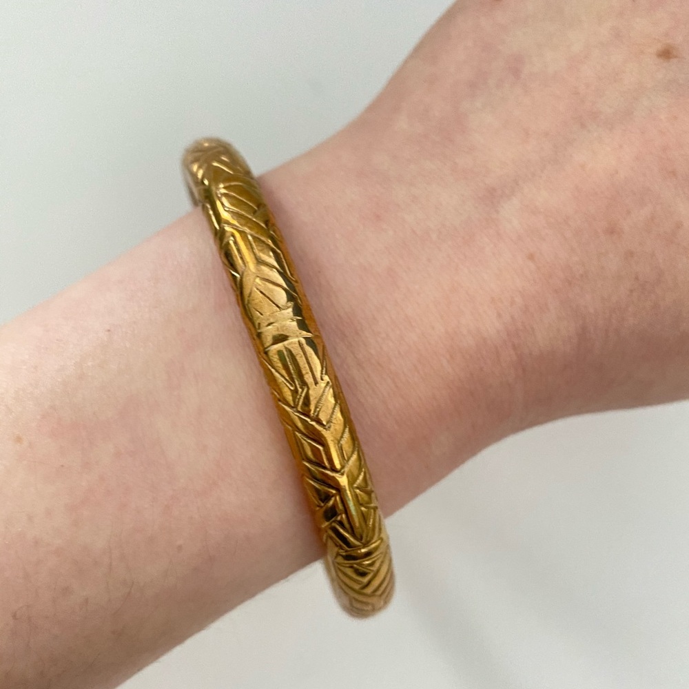 Beautiful Brass Bangle Bracelet